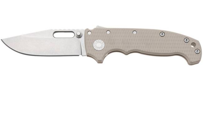 Afbeelding voor Demko MG AD20 Shark-Lock, Stonewashed MagnaCut Clip Point, Tan G10, zakmes
