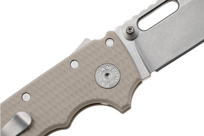 Afbeelding voor Demko MG AD20 Shark-Lock, Stonewashed MagnaCut Clip Point, Tan G10, zakmes