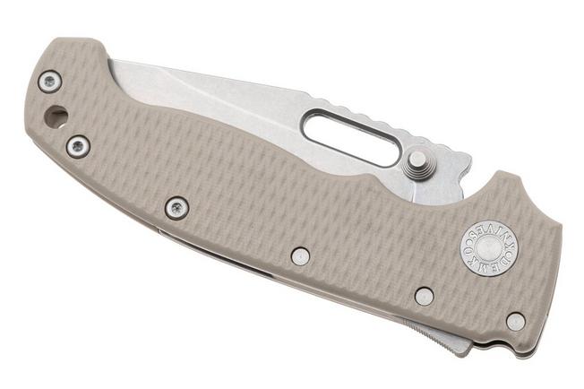 Afbeelding voor Demko MG AD20 Shark-Lock, Stonewashed MagnaCut Clip Point, Tan G10, zakmes