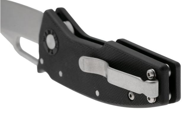 Afbeelding voor Demko Nano-Shark, NANO-10A-BLACK GRN-SF, Stonewashed AUS-10A Shark Foot, Black GRN zakmes