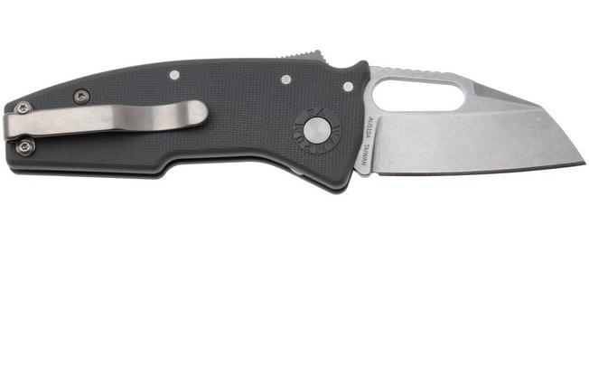 Afbeelding voor Demko Nano-Shark, NANO-10A-GREY GRN-SF, Stonewashed AUS-10A Shark Foot, Grey GRN zakmes