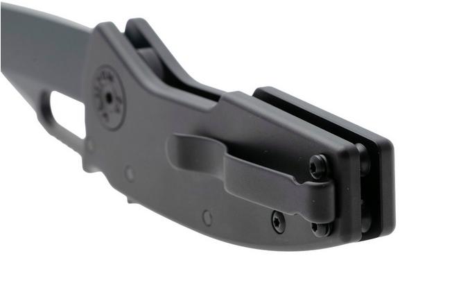 Afbeelding voor Demko Nano-Shark, NANO-20CV-BLACK ALUM-SF, Stealth DLC CPM 20CV Shark Foot, Black Aluminum zakmes