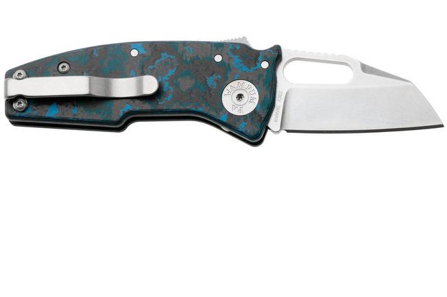 Afbeelding voor Demko Nano-Shark NANO-20CV-FC-ARC-SF Shark Foot CPM 20CV, Fat Carbon Arctic Storm, zakmes