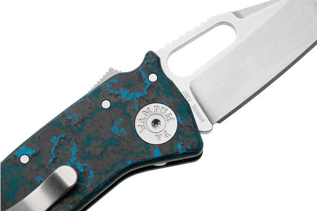 Afbeelding voor Demko Nano-Shark NANO-20CV-FC-ARC-SF Shark Foot CPM 20CV, Fat Carbon Arctic Storm, zakmes