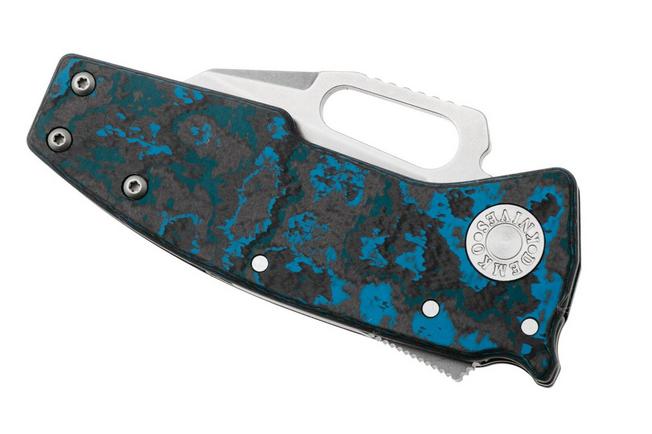 Afbeelding voor Demko Nano-Shark NANO-20CV-FC-ARC-SF Shark Foot CPM 20CV, Fat Carbon Arctic Storm, zakmes