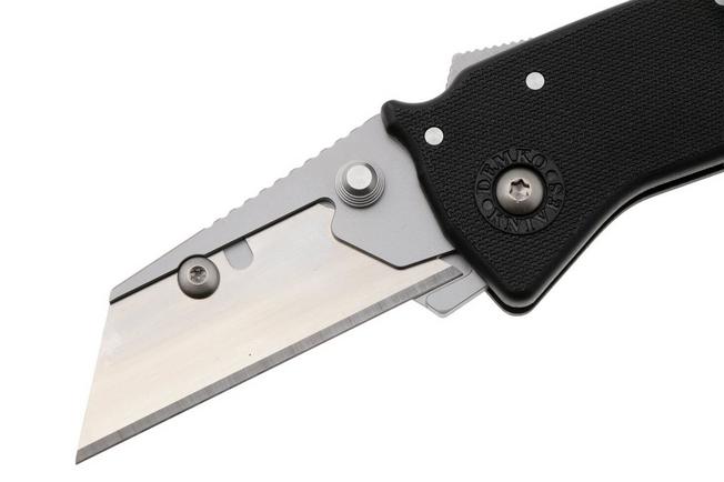 Afbeelding voor Demko Razor-Shark, RAZOR-SHARK-BLACK, Satin Stainless Steel, Black GRN utility zakmes