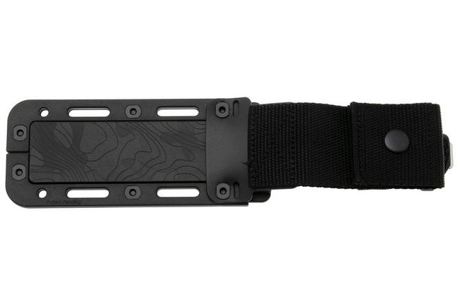 Afbeelding voor Demko Knives American Made FreeReign, Stonewashed CPM 3V Clip Point, USA-FR-3V-BLK-CLP, Black Rubber outdoormes