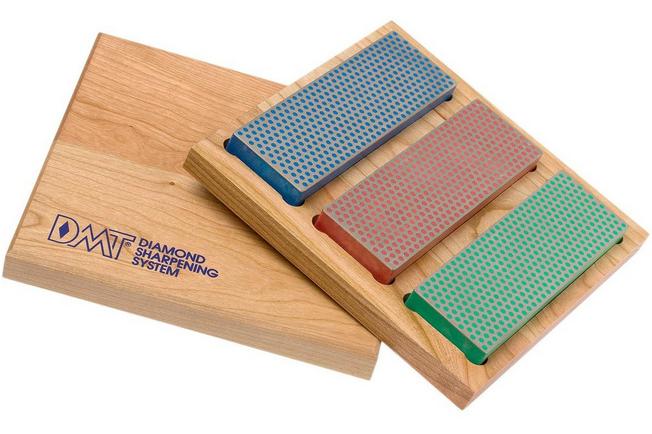 6-in. Diamond Whetstones with Hardwood Box - Kit of 3