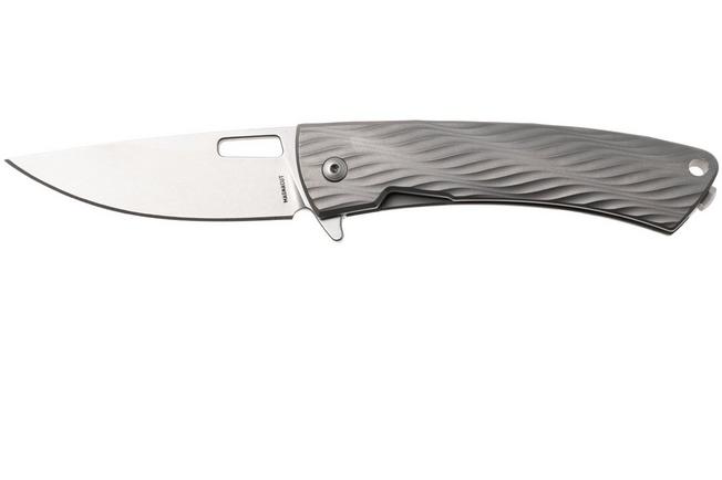 Afbeelding voor DPx Aculus DPACF050, Stonewashed CPM MagnaCut, Gray Titanium zakmes