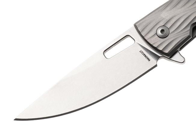 Afbeelding voor DPx Aculus DPACF050, Stonewashed CPM MagnaCut, Gray Titanium zakmes