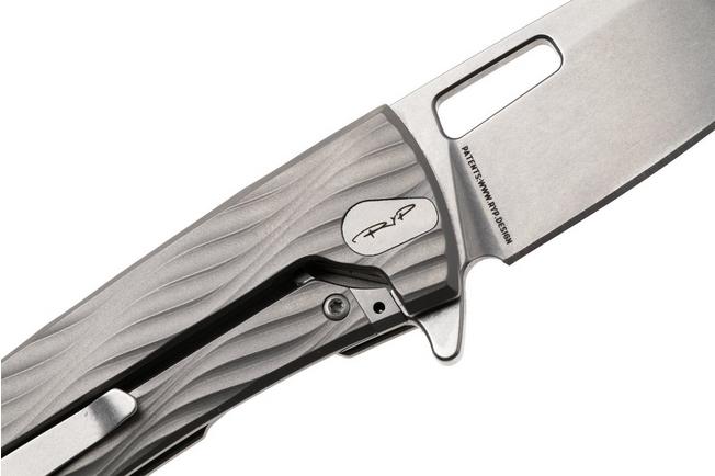 Afbeelding voor DPx Aculus DPACF050, Stonewashed CPM MagnaCut, Gray Titanium zakmes