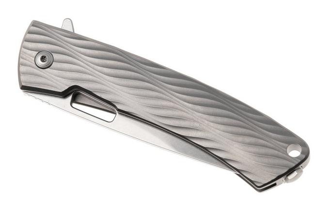 Afbeelding voor DPx Aculus DPACF050, Stonewashed CPM MagnaCut, Gray Titanium zakmes