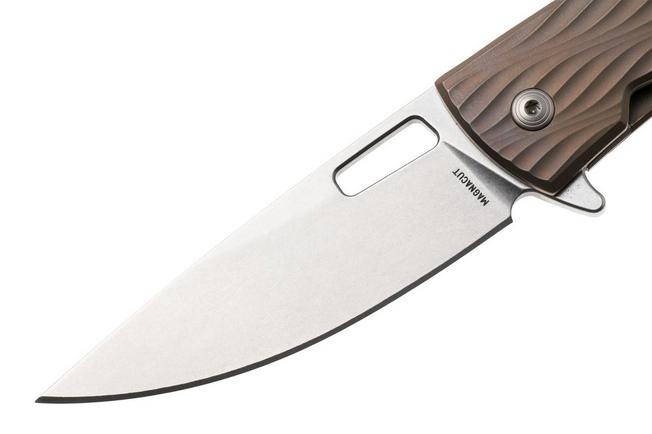 Afbeelding voor DPx Aculus DPACF051, Stonewashed CPM MagnaCut, Bronze Titanium zakmes