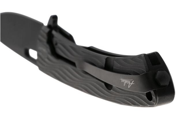 Afbeelding voor DPx Aculus DPACF052, Black PVD CPM MagnaCut, Triple Black Titanium zakmes