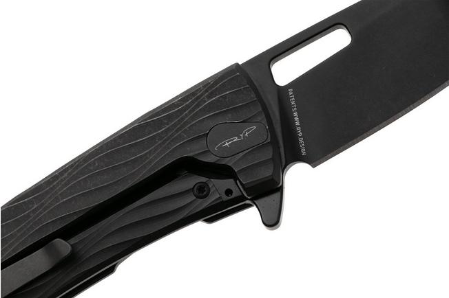 Afbeelding voor DPx Aculus DPACF052, Black PVD CPM MagnaCut, Triple Black Titanium zakmes