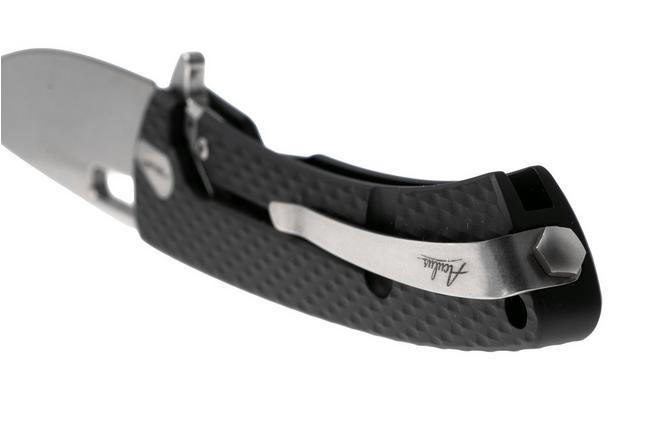 Afbeelding voor DPx Aculus DPACF053, Stonewashed D2, Diamond Black Aluminum zakmes