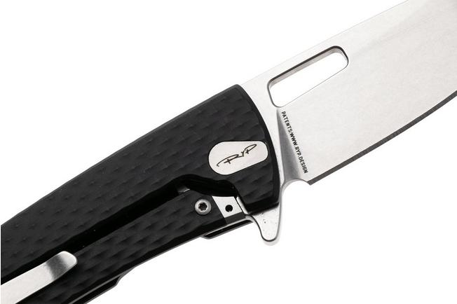 Afbeelding voor DPx Aculus DPACF053, Stonewashed D2, Diamond Black Aluminum zakmes