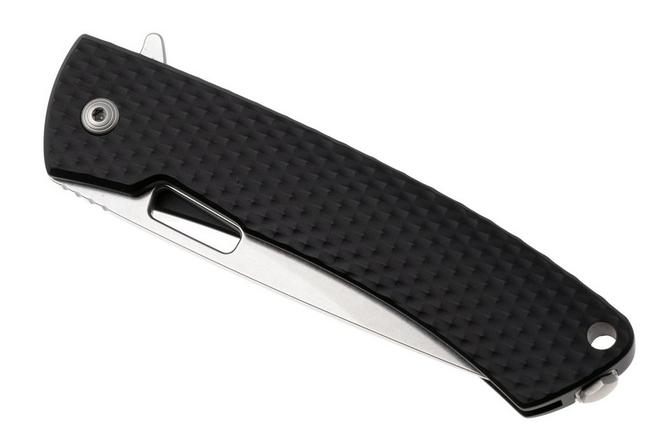 Afbeelding voor DPx Aculus DPACF053, Stonewashed D2, Diamond Black Aluminum zakmes