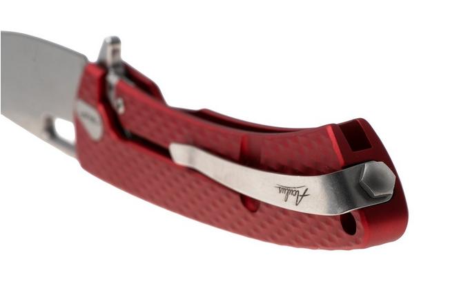 Afbeelding voor DPx Aculus DPACF055, Stonewashed D2, Diamond Red Aluminum zakmes