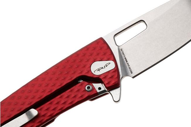 Afbeelding voor DPx Aculus DPACF055, Stonewashed D2, Diamond Red Aluminum zakmes