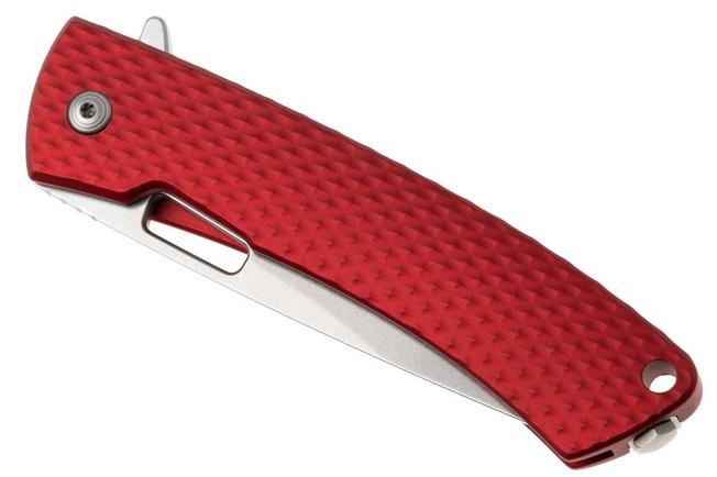 Afbeelding voor DPx Aculus DPACF055, Stonewashed D2, Diamond Red Aluminum zakmes