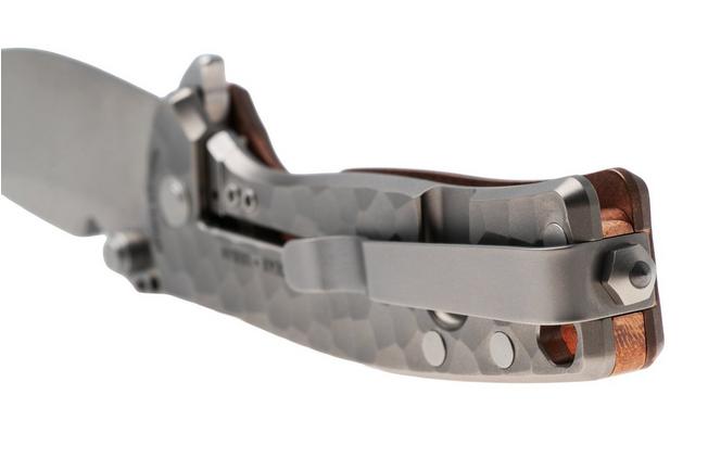 Afbeelding voor DPx HEST/F Urban DPHSF073, Stonewashed Böhler M390, Copper Hammertone Titanium, zakmes, Robert Young Pelton design