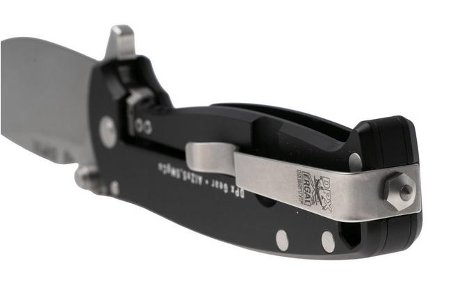 Afbeelding voor DPx HEST/F DPHSF450, Stonewashed Sleipner, Black Aluminum zakmes