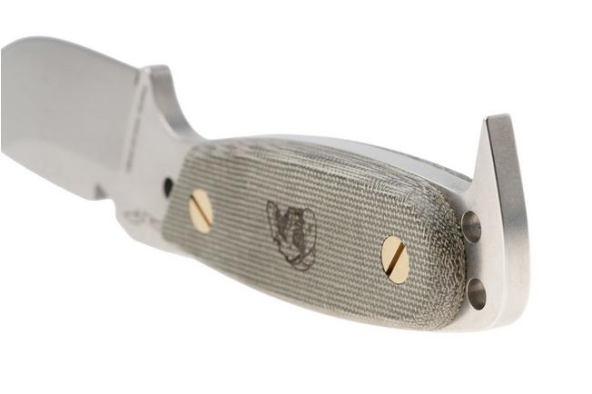 Afbeelding voor DPx HEST Original DPHSX200, Stonewashed CPM MagnaCut, Green Micarta vaststaand mes