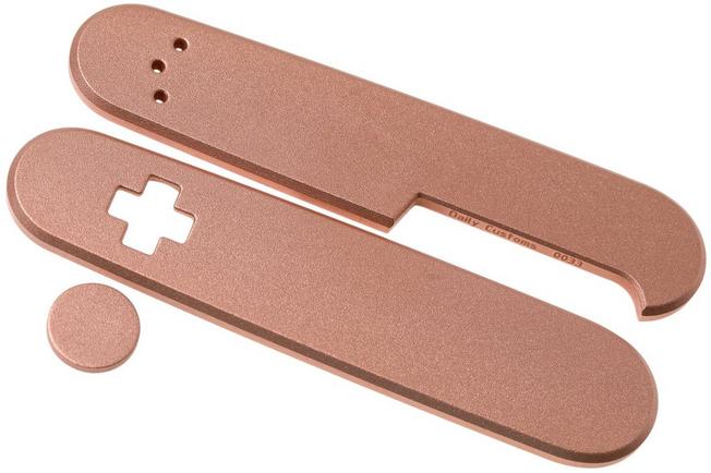 Copper swiss army knife scales sale