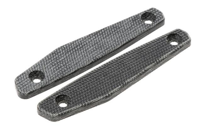 Afbeelding voor Daily Customs AK1 Inlays P10012627, Plain Black Canvas Micarta, inlay set