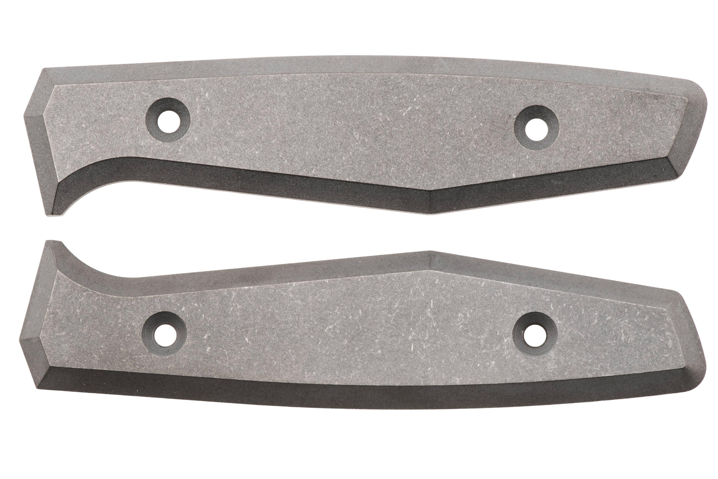 Daily Customs AK1 Scales P10012631, Plain Titanium handle scales ...