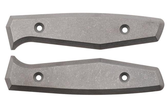 Afbeelding voor Daily Customs AK1 Scales P10012631, Plain Titanium handgreepschalen