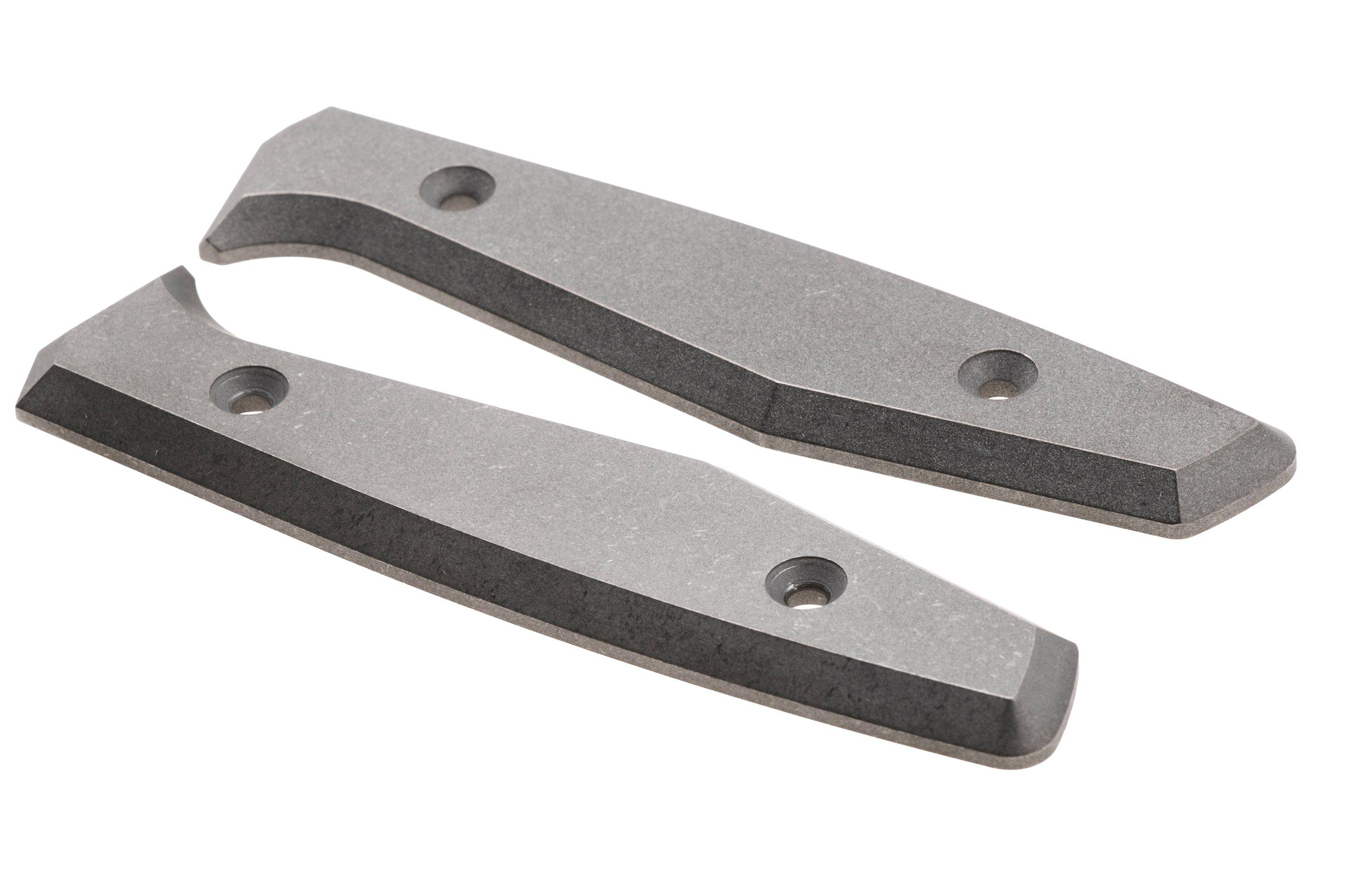 Daily Customs AK1 Scales P10012631, Plain Titanium handle scales ...