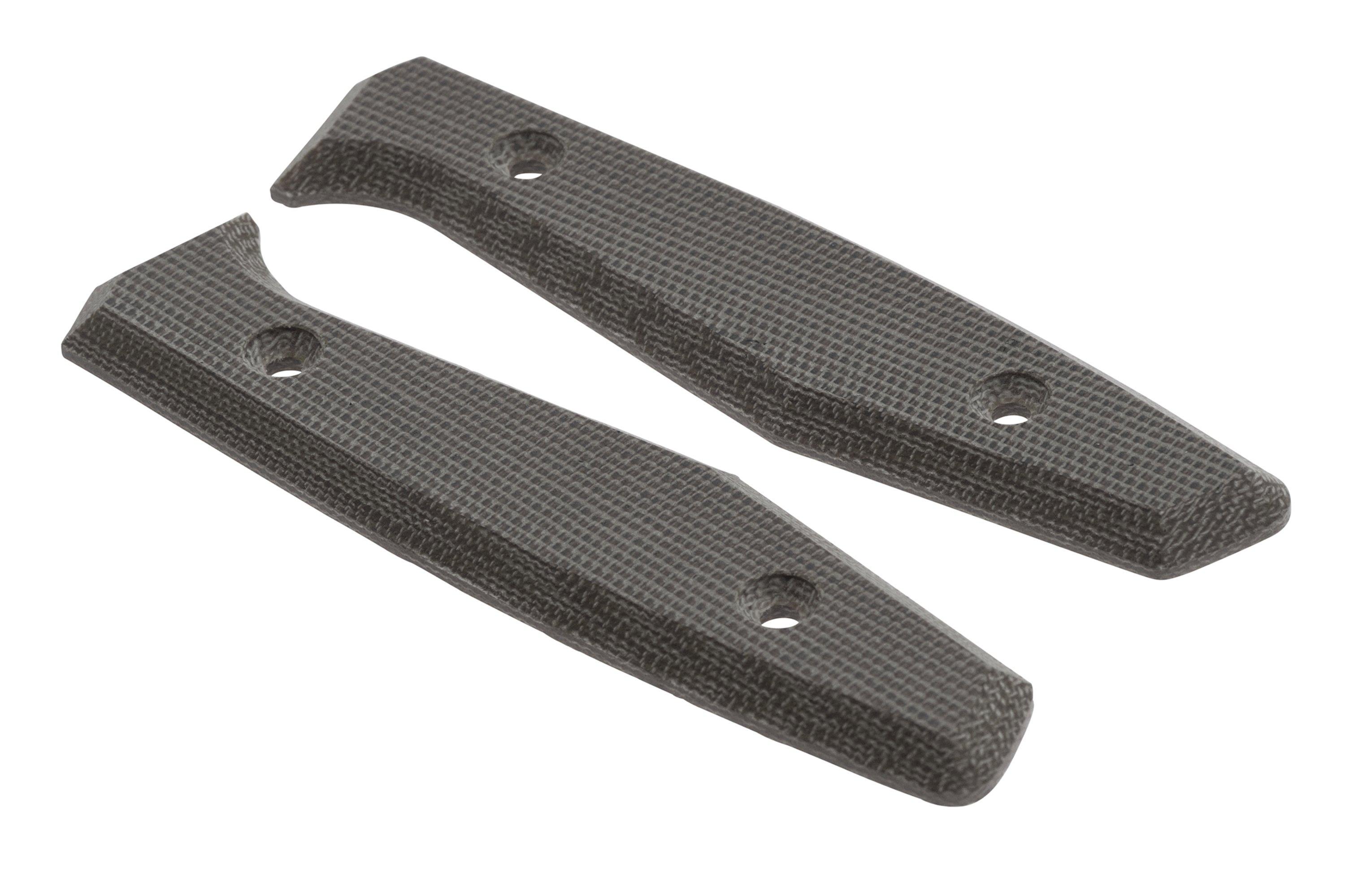 Daily Customs AK1 Scales, Plain Black Canvas Micarta handgreepschalen ...