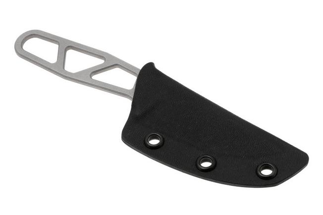 Afbeelding voor Daily Customs Small AK2 P10015838, Stonewashed M390 Droppoint, vaststaand mes, Alex Kremer design