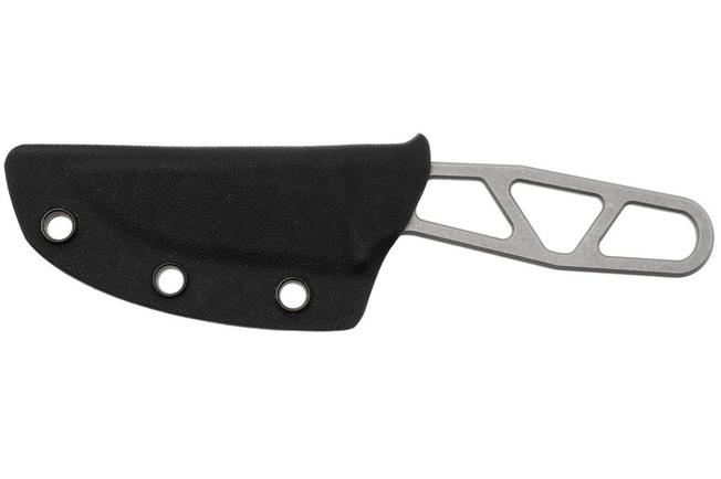 Afbeelding voor Daily Customs Small AK2 P10015838, Stonewashed M390 Droppoint, vaststaand mes, Alex Kremer design