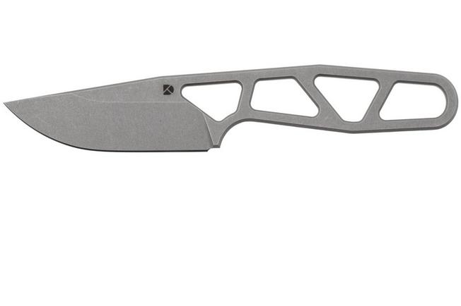 Obraz dla Nóż z głownią stałą Daily Customs Small AK2 Drop Point, Stonewashed MagnaCut, projekt Alex Kremer
