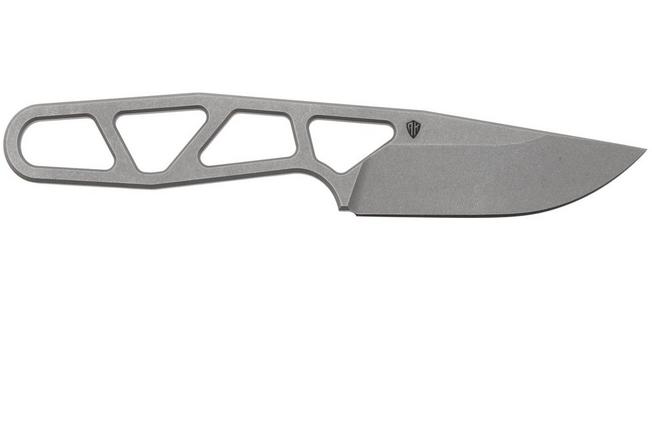 Obraz dla Nóż z głownią stałą Daily Customs Small AK2 Drop Point, Stonewashed MagnaCut, projekt Alex Kremer