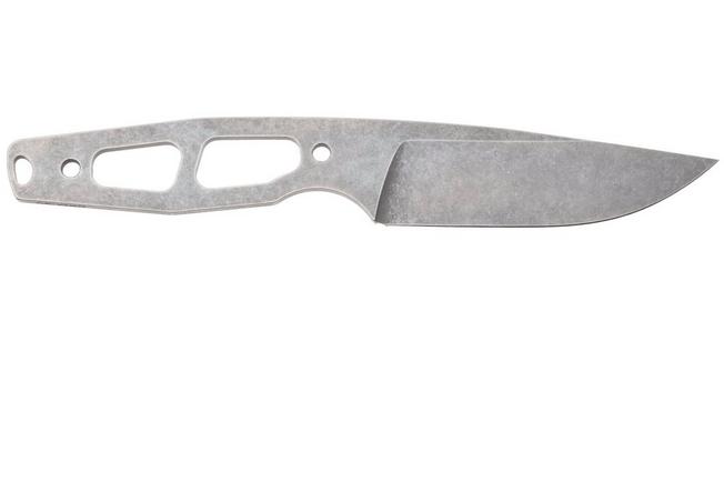 Afbeelding voor Daily Customs AK4 P10017387, Stonewashed CPM 3V Drop Point, vaststaand mes