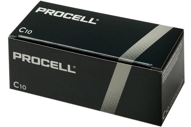 10 piles LR14 C Duracell Procell