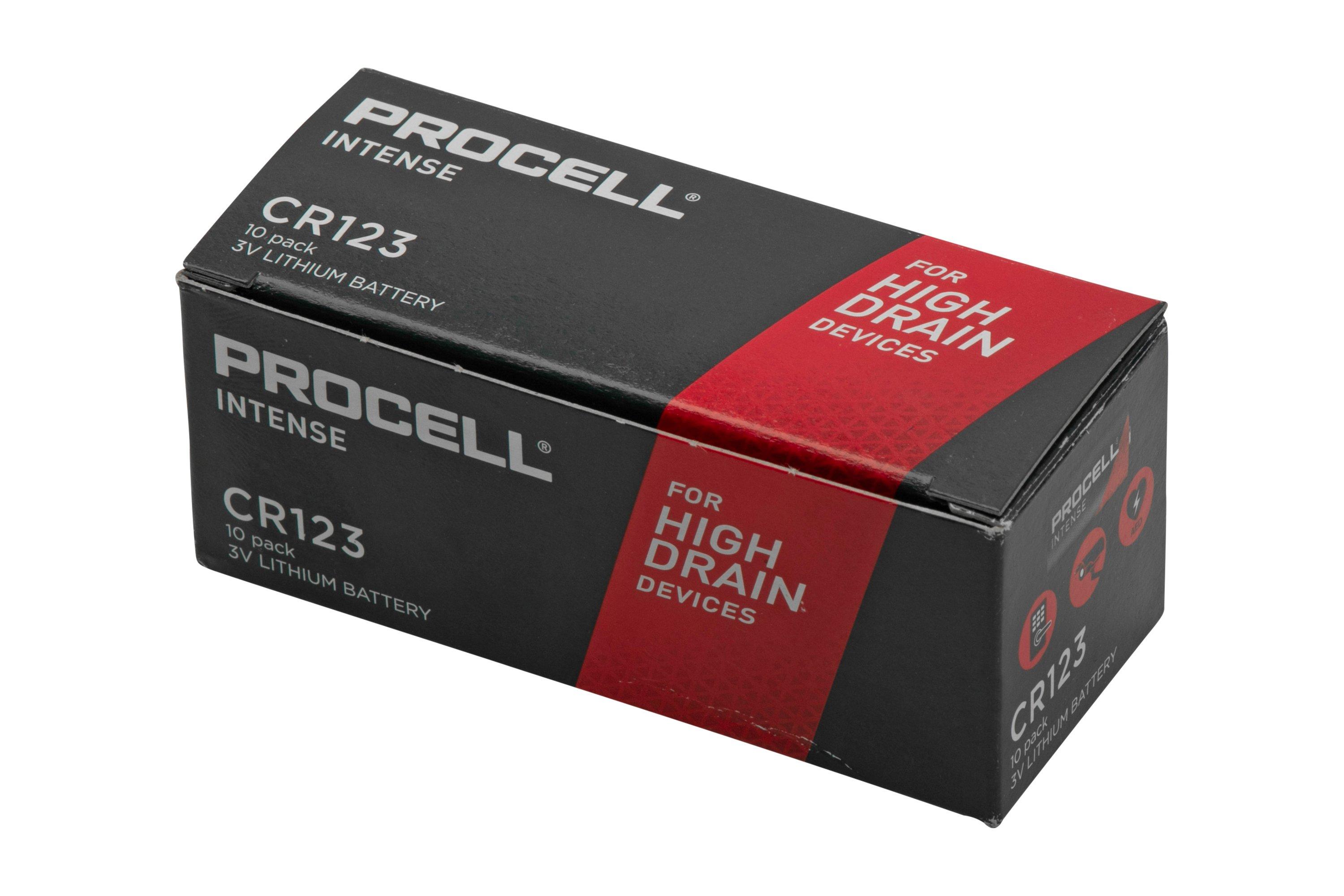 Duracell Procell CR123 lithium batteries, 10 pieces | Advantageously ...