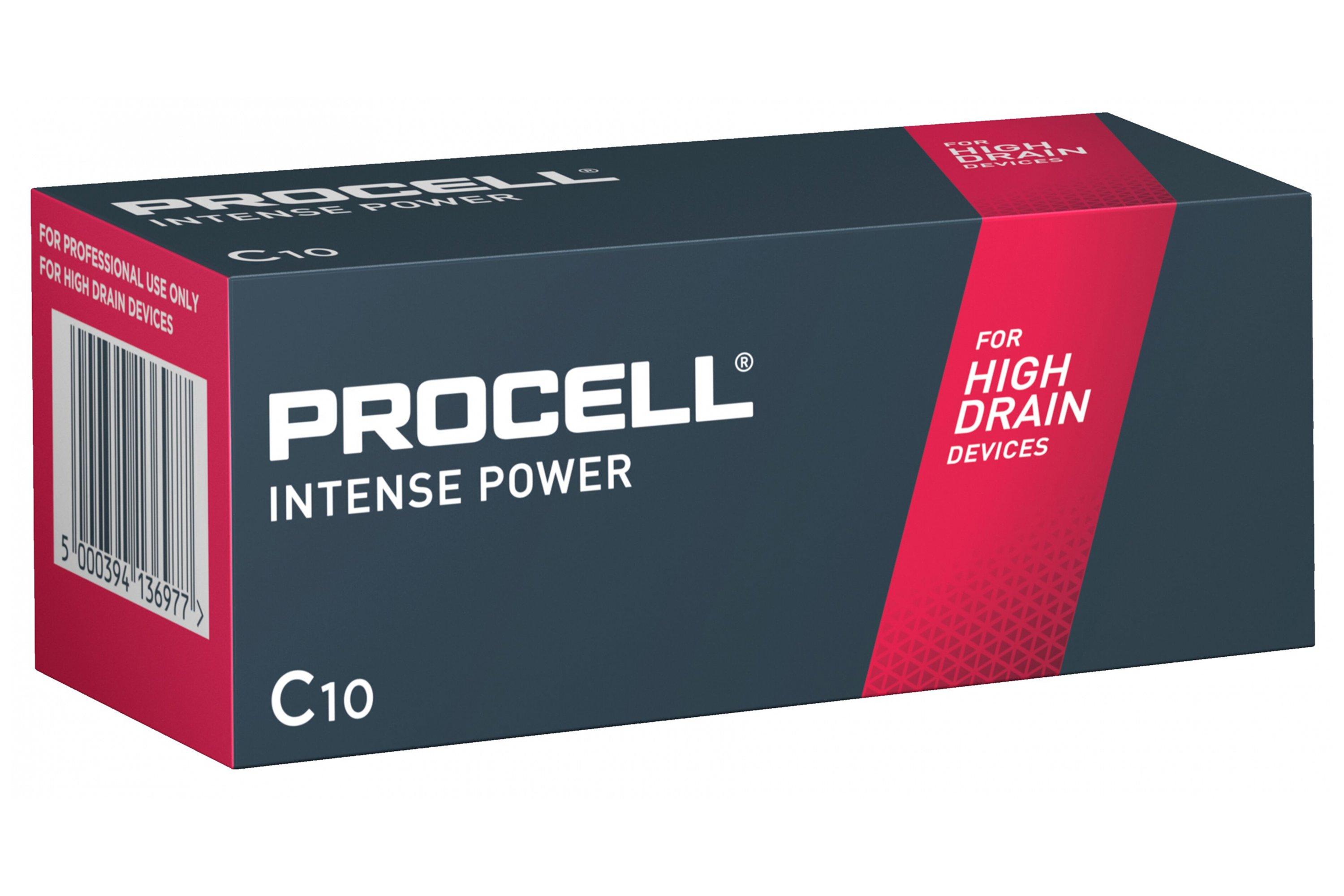 Duracell Procell Intense Power C alkaline batteries LR14, 10 pieces ...