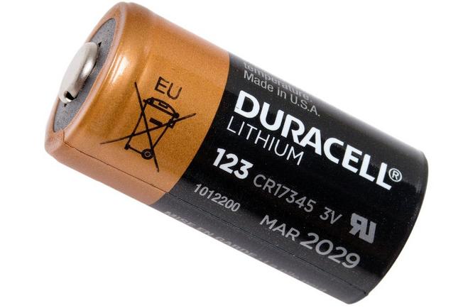 Duracell - Pile CR123A. Lot de 2 pièces.  Achetez à prix avantageux chez  knivesandtools.be