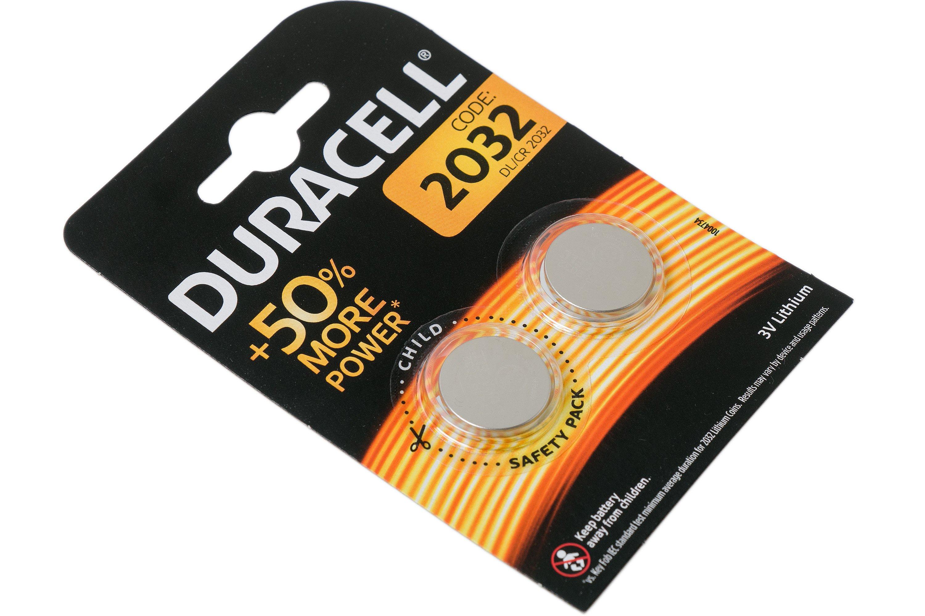 Afstoten landen Maken Duracel CR2032 3V Lithium battery | Advantageously shopping at  Knivesandtools.com