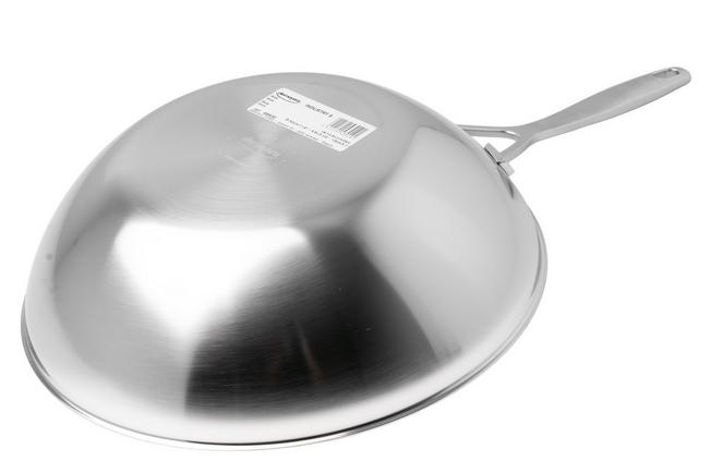 Afbeelding voor Demeyere Industry 5, 1005382 RVS wok vlakke bodem, 30 cm