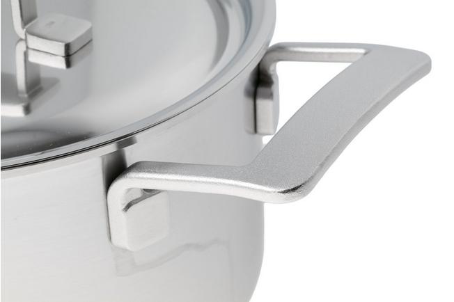 Afbeelding voor Demeyere Industry 5, 1029684 RVS steelpan met deksel, 22 cm, 4l
