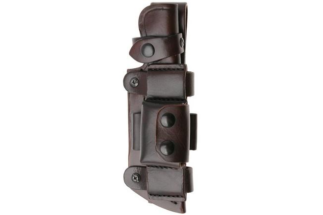 Image for 1791 EDC HUNT Survivor Buck 119 HNT-SUS3-BRW-AVH brown, leather sheath