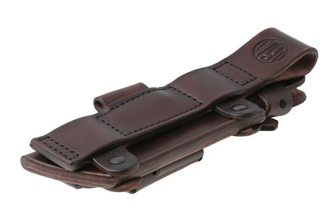 Image for 1791 EDC HUNT Survivor Buck 119 HNT-SUS3-BRW-AVH brown, leather sheath