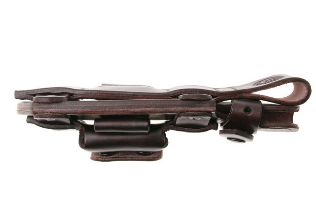 Image for 1791 EDC HUNT Survivor Buck 119 HNT-SUS3-BRW-AVH brown, leather sheath