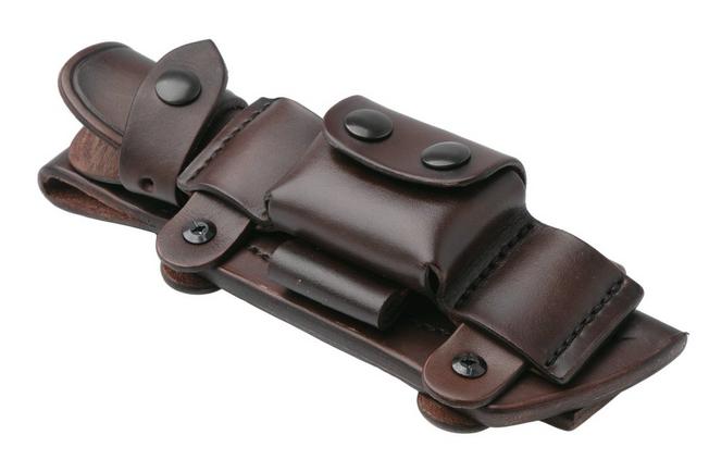 Image for 1791 EDC HUNT Survivor ESEE-5 HNT-SUS4-BRW-AVH brown, leather sheath